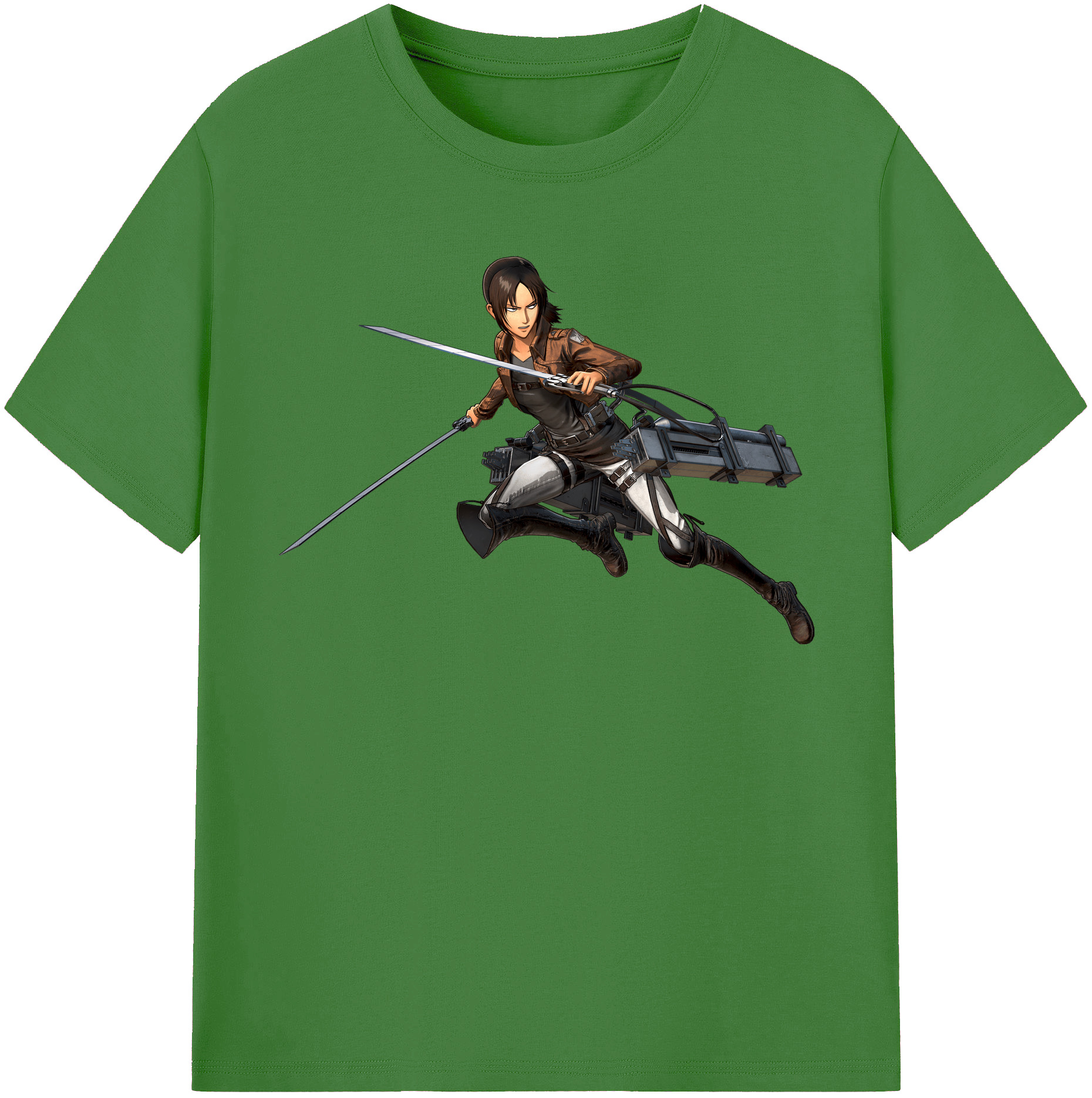 （画像用） 進撃の巨人 Attack on Titan レディースカジュアルプリントTシャツ（綿100％）